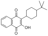 CAS#: 94015-46-0, 3-(4-tert-Butylcyclohexyl)-4-hydroxy-1,2-naphthoquinone