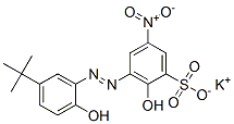 CAS#: 94021-30-4, Potassium 3-[[5-(tert-Butyl)-2-Hydroxyphenyl]Azo]-2-Hydroxy-5-Nitrobenzenesulphonate