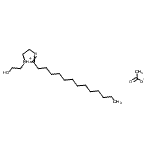 CAS 登录号：94023-43-5， 1-(2-羟基乙基)-2-十三烷基-4,5-二氢-1H-咪唑-1-鎓乙酸盐