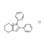 CAS#: 94030-94-1, 1,2-Diphenyl-1,5,6,7-tetrahydropyrazolo[5,1-b][1,3]oxazin-8-ium chloride