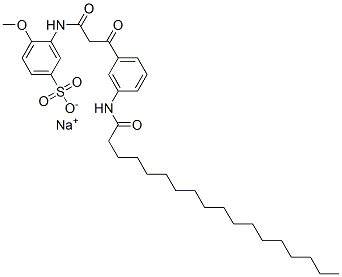 CAS#: 94087-63-5, Sodium 3-[[1,3-Dioxo-3-[3-[(1-Oxooctadecyl)Amino]Phenyl]Propyl]Amino]-4-Methoxybenzenesulphonate