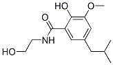 CAS 登录号：94088-72-9， N-(2-羟基乙基)-5-异丁基-3-甲氧基水杨酰胺