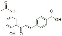 CAS 登录号：94094-54-9， 4-[3-(5-乙酰氨基-2-羟基苯基)-3-氧代-丙烯-1-基]苯甲酸