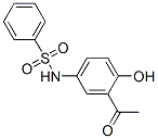 CAS 登录号：94094-58-3， N-(3-乙酰基-4-羟基苯基)苯磺酰胺