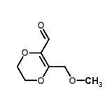 CAS 登录号：94105-21-2， 3-(甲氧基甲基)-5,6-二氢-1,4-二恶英-2-甲醛