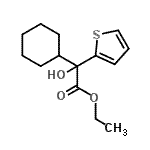 CAS#: 94107-59-2, Ethyl cyclohexyl(hydroxy)2-thienylacetate