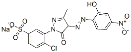 CAS#: 94109-02-1, Sodium 4-Chloro-3-[4,5-Dihydro-4-[(2-Hydroxy-4-Nitrophenyl)Azo]-3-Methyl-5-Oxo-1H-Pyrazol-1-Yl]Benzenesulphonate