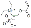 CAS 登录号：94109-16-7， [2-(丙烯酰氧基)乙基]二乙基铵硫酸氢盐