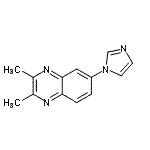 CAS#: 941283-14-3, 6-(1H-Imidazol-1-yl)-2,3-dimethylquinoxaline