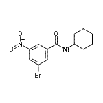 CAS#: 941294-22-0, 3-Bromo-N-cyclohexyl-5-nitrobenzamide