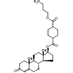 CAS#: 94134-95-9, Butyl (17beta)-3-oxoandrost-4-en-17-yl 1,4-cyclohexanedicarboxylate