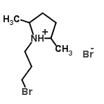 CAS 登录号：94135-90-7， 1-(3-溴丙基)-2,5-二甲基吡咯烷鎓溴化物