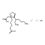 CAS 登录号：94158-77-7， 1-[2-(羧基甲氧基)乙基]-1-(羧甲基)-2-(1-乙基戊基)-4,5-二氢-1H-咪唑鎓氢氧化物钠盐(1:1:2)