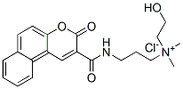 CAS#: 94159-27-0, N-(2-Hydroxyethyl)-N,N-Dimethyl-3-[[(3-Oxo-3H-Naphtho[2,1-b]Pyran-2-Yl)Carbonyl]Amino]-1-Propanaminium Chloride (1:1)