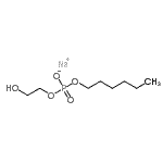 CAS#: 94159-63-4, Sodium hexyl 2-hydroxyethyl phosphate