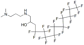 CAS#: 94159-80-5, 1-[[3-(Dimethylamino)Propyl]Amino]-4,4,5,5,6,6,7,7,8,8,9,9,10,10,11,11,12,12,13,13,13-Henicosafluorotridecan-2-Ol
