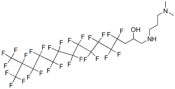 CAS#: 94159-82-7, 1-[[3-(Dimethylamino)Propyl]Amino]-4,4,5,5,6,6,7,7,8,8,9,9,10,10,11,11,12,12,13,13,14,15,15,15-Tetracosafluoro-14-(Trifluoromethyl)Pentadecan-2-Ol