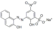 CAS 登录号：94166-70-8， 2-羟基-3-[(2-羟基-1-萘基)偶氮]-5-硝基苯磺酸钠