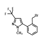 CAS 登录号：941716-87-6， 5-[2-(溴甲基)苯基]-1-甲基-3-(三氟甲基)-1H-吡唑