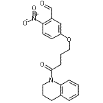 CAS 登录号：94193-47-2， 5-[4-(3,4-二氢-1(2H)-喹啉基)-4-氧代丁氧基]-2-硝基苯甲醛