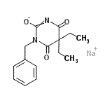 CAS 登录号：94201-49-7， 钠1-苄基-5,5-二乙基-4,6-二氧代-嘧啶-2-醇