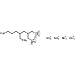 CAS#: 94202-08-1, tetraammonium 2-ethyl-N,N-bis(phosphonatomethyl)hexan-1-amine