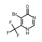 CAS#: 942060-14-2, 5-Bromo-6-(trifluoromethyl)-4(3H)-pyrimidinone