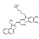 CAS#: 94213-13-5, 4-[2-[2-[(1-ethylbenzo[e][1,3]benzothiazol-1-ium-2-yl)methylene]butylidene]-5,6-dimethyl-1,3-benzoselenazol-3-yl]butane-1-sulfonate