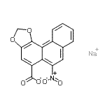 CAS#: 94213-68-0, sodium 6-nitronaphtho[2,1-g][1,3]benzodioxole-5-carboxylate