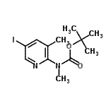 CAS#: 942206-08-8, 2-Methyl-2-propanyl (5-iodo-3-methyl-2-pyridinyl)methylcarbamate