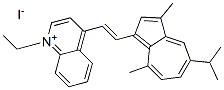 CAS#: 94232-65-2, 1-Ethyl-4-[2-[5-Isopropyl-3,8-Dimethylazulen-1-Yl]Vinyl]Quinolinium Iodide