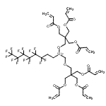 CAS#: 94237-12-4, [3-prop-2-enoyloxy-2-[[[3-prop-2-enoyloxy-2,2-bis(prop-2-enoyloxymethyl)propoxy]methyl-(3,3,4,4,5,5,6,6,7,7,8,8,8-tridecafluorooctyl)silyl]oxymethyl]-2-(prop-2-enoyloxymethyl)propyl] prop-2-enoate