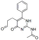 CAS 登录号：94252-66-1， N-[4-氧代-5-(3-氧代丙基)-6-苯基-1H-嘧啶-2-基]乙酰胺