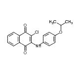 CAS#: 94257-65-5, 2-Chloro-3-[(4-isopropoxyphenyl)amino]-1,4-naphthoquinone