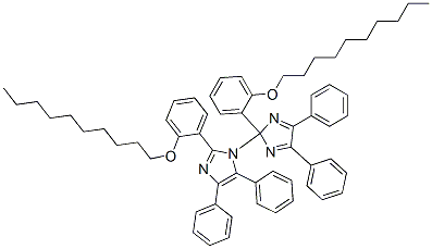 CAS 登录号：94266-15-6， 2-[2-(癸氧基)苯基]-1-[2-[2-(癸基氧基)苯基]-4,5-二苯基-2H-咪唑-2-基]-4,5-二苯基-1H-咪唑