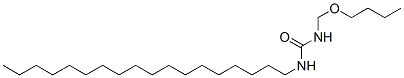 CAS 登录号：94277-84-6， 1-(丁氧基甲基)-3-十八烷基脲