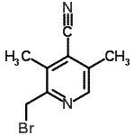 CAS 登录号：943315-18-2， 2-(溴甲基)-3,5-二甲基异烟腈