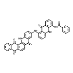 CAS#: 94349-29-8, N-[9,10-dioxo-5-[(5,8,14-trioxo-13H-anthra[1,2-b]quinolin-10-yl)amino]-1-anthryl]benzamide
