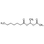 CAS#: 94354-68-4, 1-Acetoxyethyl heptanoate