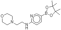 CAS 登录号：943911-64-6， 2-(2-吗啉基乙基氨基)吡啶-5-硼酸频哪醇酯