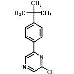 CAS 登录号：943997-52-2， 2-氯-6-[4-(2-甲基-2-丙基)苯基]吡嗪