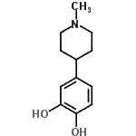 CAS 登录号：94427-47-1， 4-(1-甲基-4-哌啶基)-1,2-苯二酚