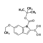 CAS 登录号：944562-81-6， (6-乙氧基-1-{[(2-甲基-2-丙基)氧基]羰基}-1H-吲哚-2-基)硼酸
