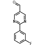 CAS#: 944904-96-5, 2-(3-Fluorophenyl)-5-pyrimidinecarbaldehyde
