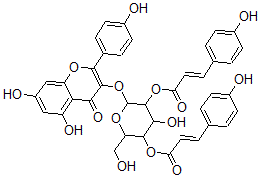CAS#: 94535-60-1, Kaempferol-2,4-Dicoumaroyl-3-O-Glucoside