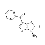 CAS#: 945950-95-8, (3-Amino-2-thioxo-2,3-dihydrofuro[2,3-d][1,3]thiazol-6-yl)(phenyl)methanone