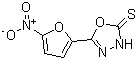 CAS#: 94646-96-5, 5-(5-Nitro-2-furyl)-1,3,4-oxadiazole-2(3H)-thione