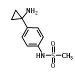 CAS#: 946496-53-3, N-[4-(1-Aminocyclopropyl)phenyl]methanesulfonamide