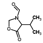 CAS 登录号：94664-20-7， 4-异丙基-5-氧代-1,3-恶唑烷-3-甲醛