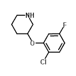 CAS#: 946759-52-0, 3-(2-Chloro-5-fluorophenoxy)piperidine